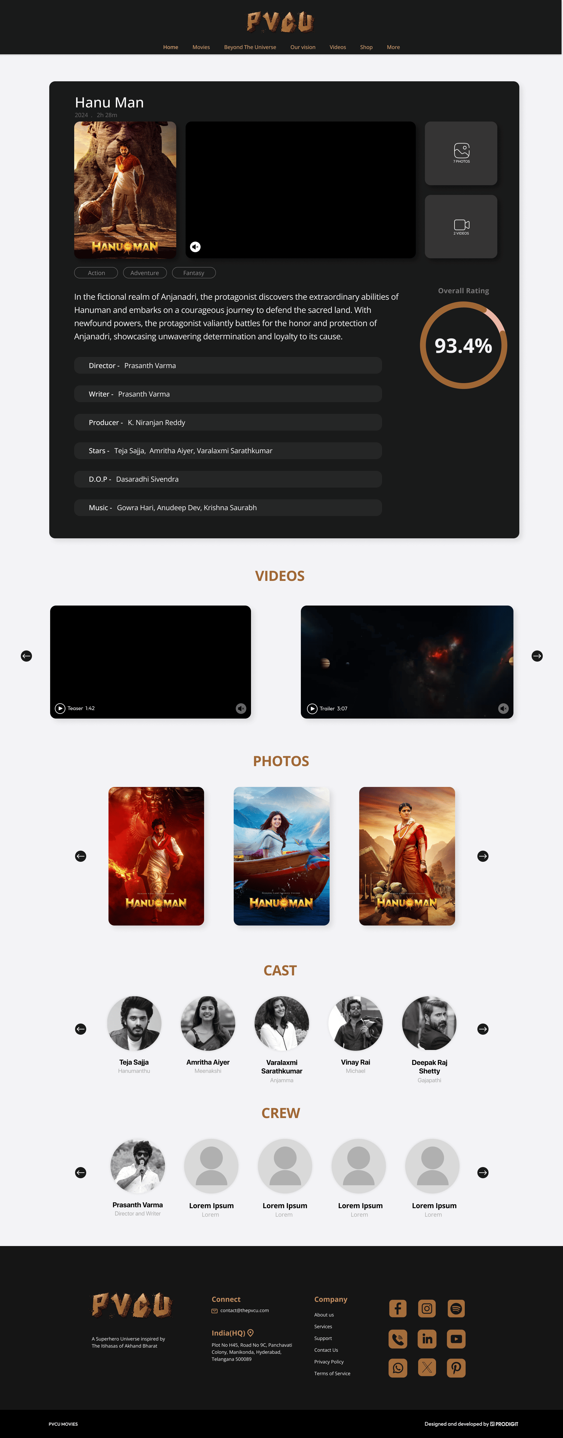 Movie Detail — web