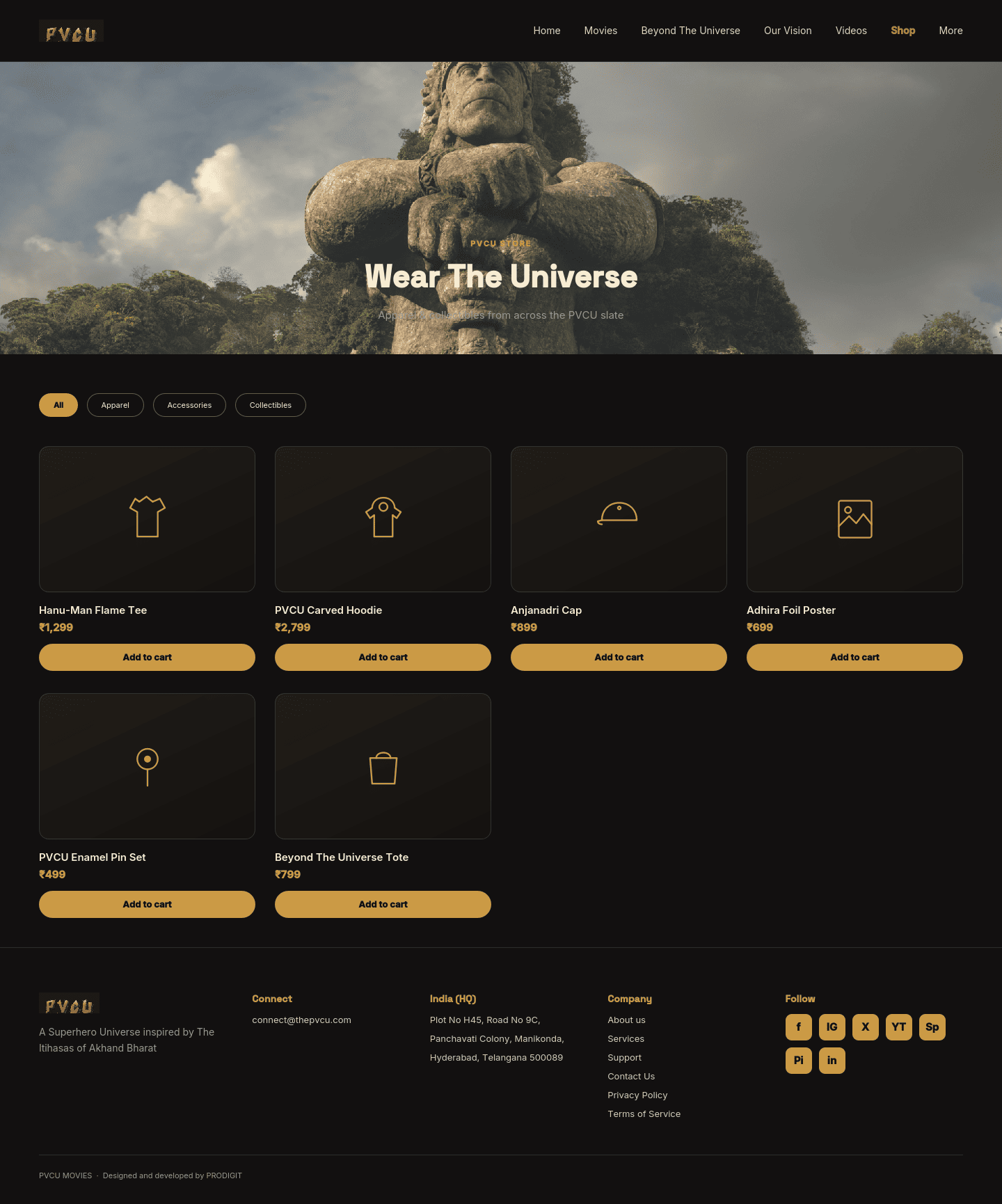 Shop — web