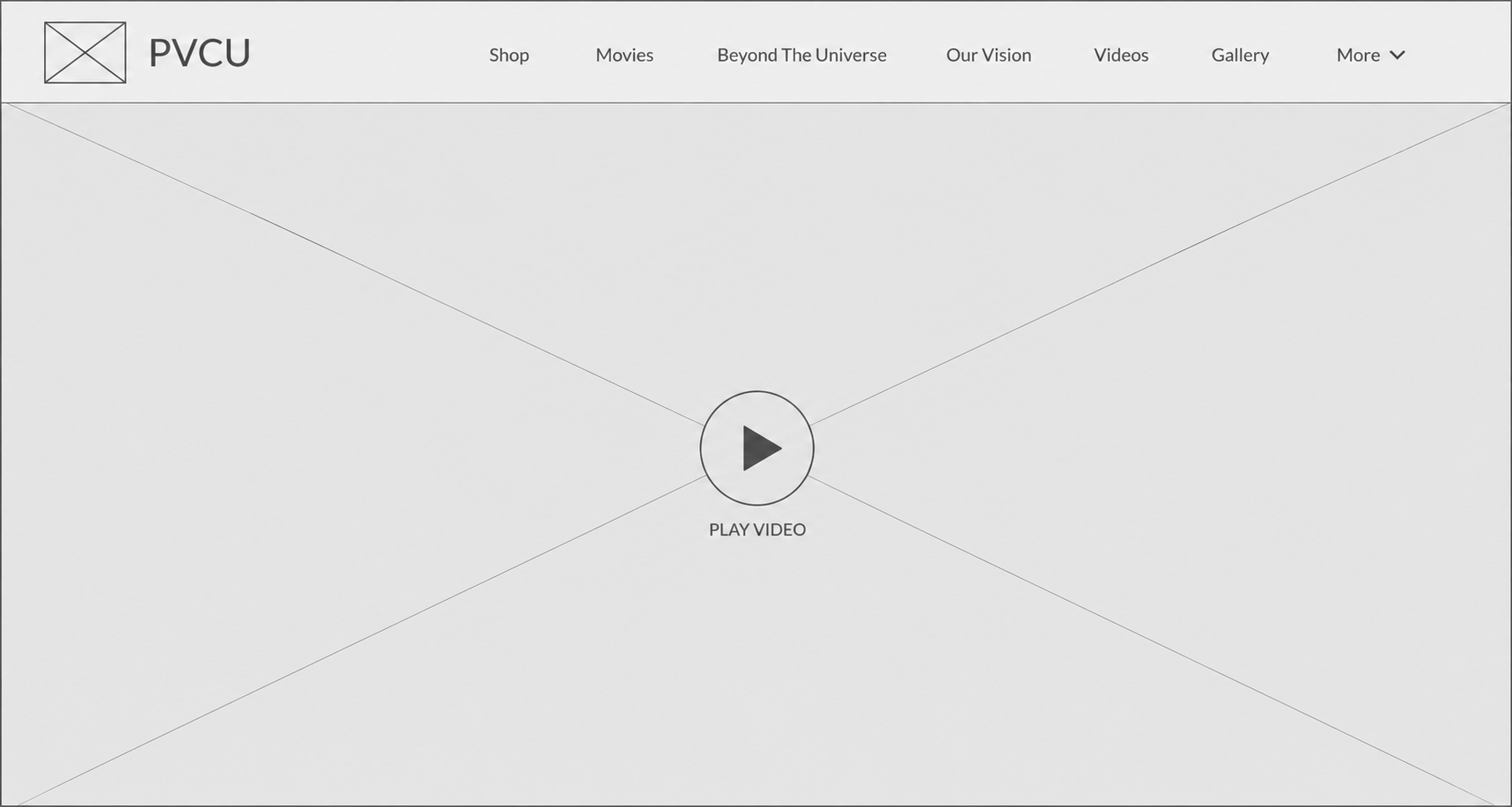 Home wireframe — reconstructed